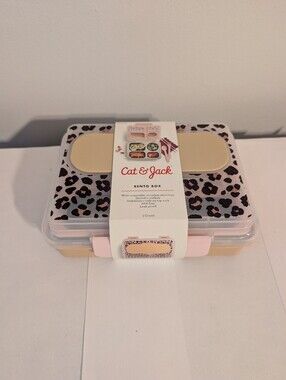 Cat & Jack Stainless Steel Bento Lunchbox Leopard